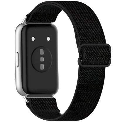 Slide Buckle Elastic Nylon Braided Watch Band, For Huawei Band 11 / Band 11 Pro