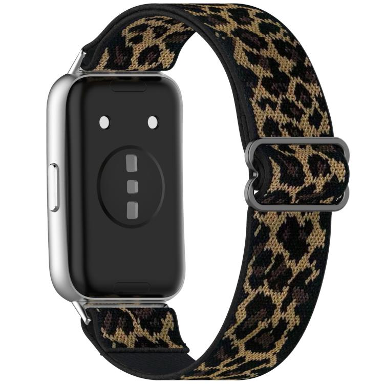 Slide Buckle Elastic Nylon Braided Watch Band, For Huawei Band 11 / Band 11 Pro