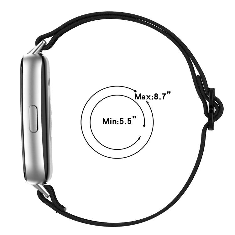 Slide Buckle Elastic Nylon Braided Watch Band, For Huawei Band 11 / Band 11 Pro