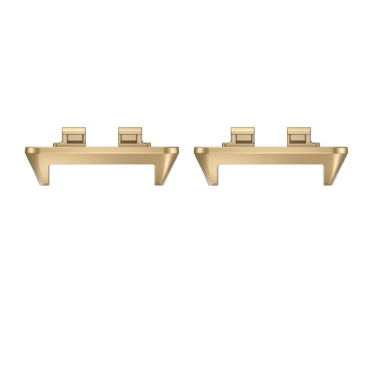 Pair of gold-tone metal watch band connectors for Huawei Band 11 and Band 11 Pro