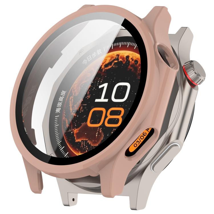 Tempered Glass Film Integrated PC Watch Protective Case, For OPPO Watch X3 / OnePlus Watch 4