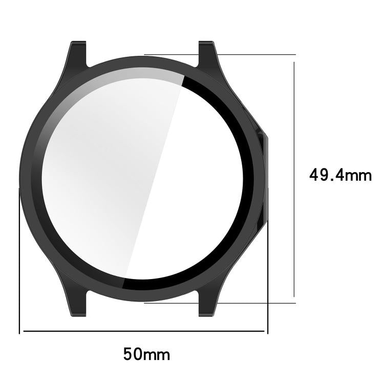 Tempered Glass Film Integrated PC Watch Protective Case, For OPPO Watch X3 / OnePlus Watch 4