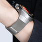 Press Button Seamless Interface Milanese Magnetic Stainless Steel Watch Band, For Huawei Watch 4 Pro
