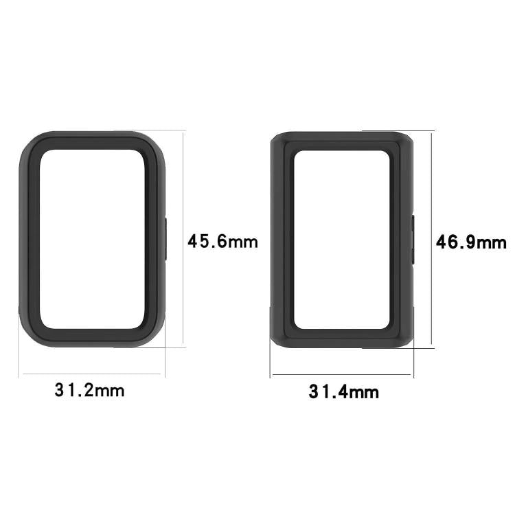 Half Coverage Hollow PC Watch Protective Case, For Huawei Band 11 Pro / 11 Pro NFC, For Huawei Band  11 / 11 NFC
