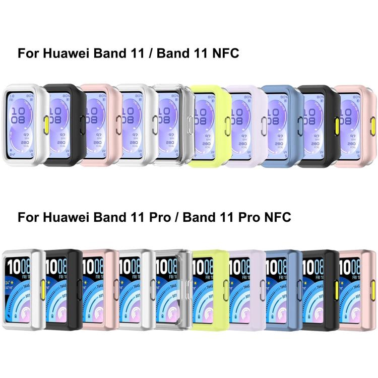 Half Coverage Hollow PC Watch Protective Case, For Huawei Band 11 Pro / 11 Pro NFC, For Huawei Band  11 / 11 NFC