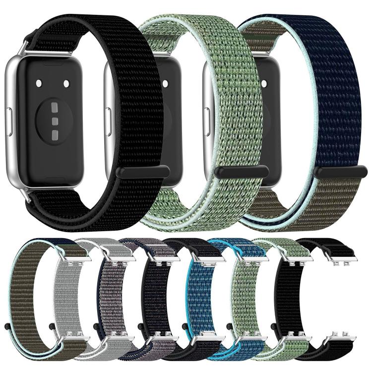 Nylon Hook And Loop Fastener Watch Band, For Huawei Band 11 / Band 11 Pro