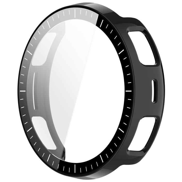 Tempered Film Integrated PC Watch Protective Case with Scale, For Amazfit Active 3 Premium