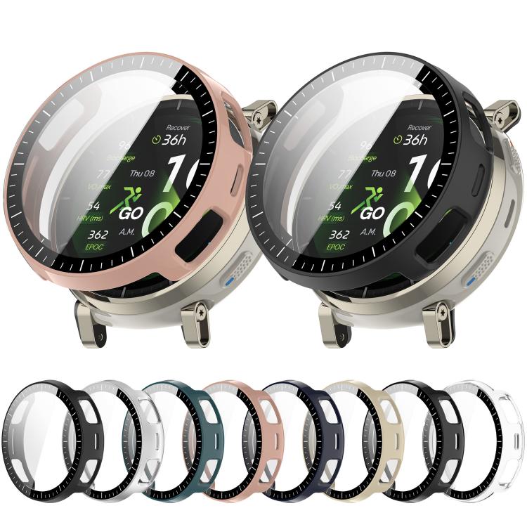 Tempered Film Integrated PC Watch Protective Case with Scale, For Amazfit Active 3 Premium