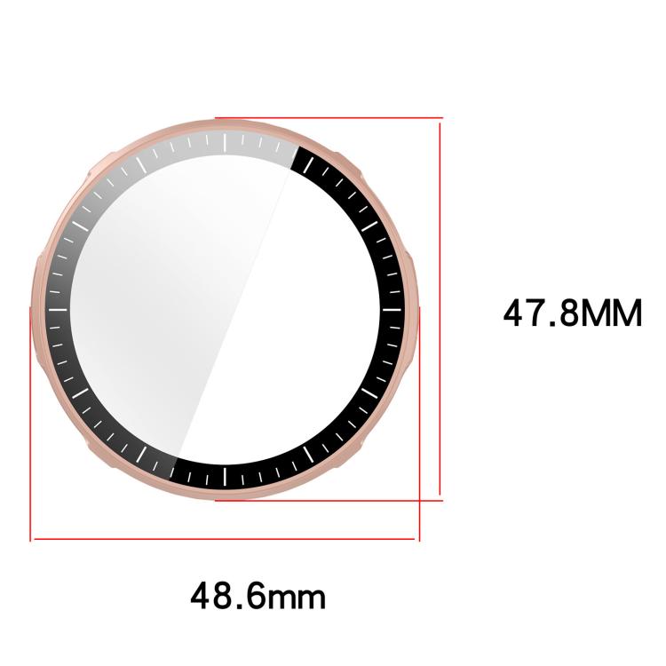 Tempered Film Integrated PC Watch Protective Case with Scale, For Amazfit Active 3 Premium