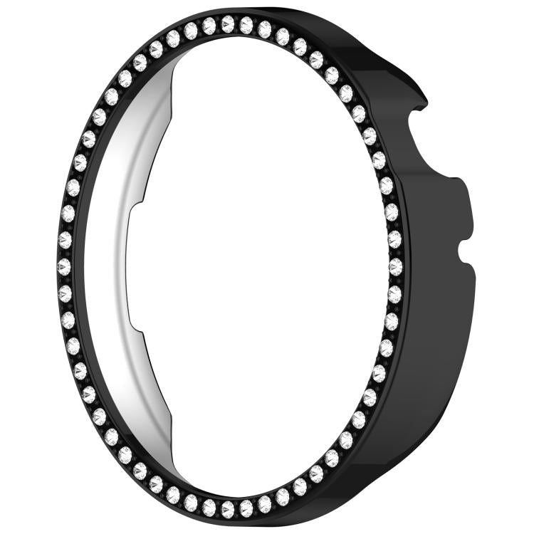 Single Row Diamond Half Coverage Hollow PC Watch Protective Case, For Honor Watch Fit Vitaly, For Honor Watch GS 5 / Watch Fit Elegant