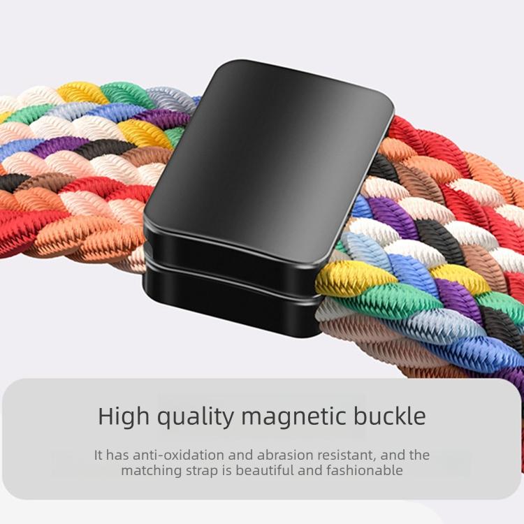 Slide Magnetic Clasp Nylon Woven Loop Watch Band, For Huawei Band 11 / Band 11 Pro