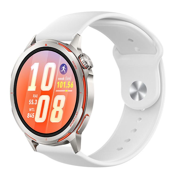 Reverse Buckle Solid Color Silicone Watch Band, For Huawei Watch GT Runner 2
