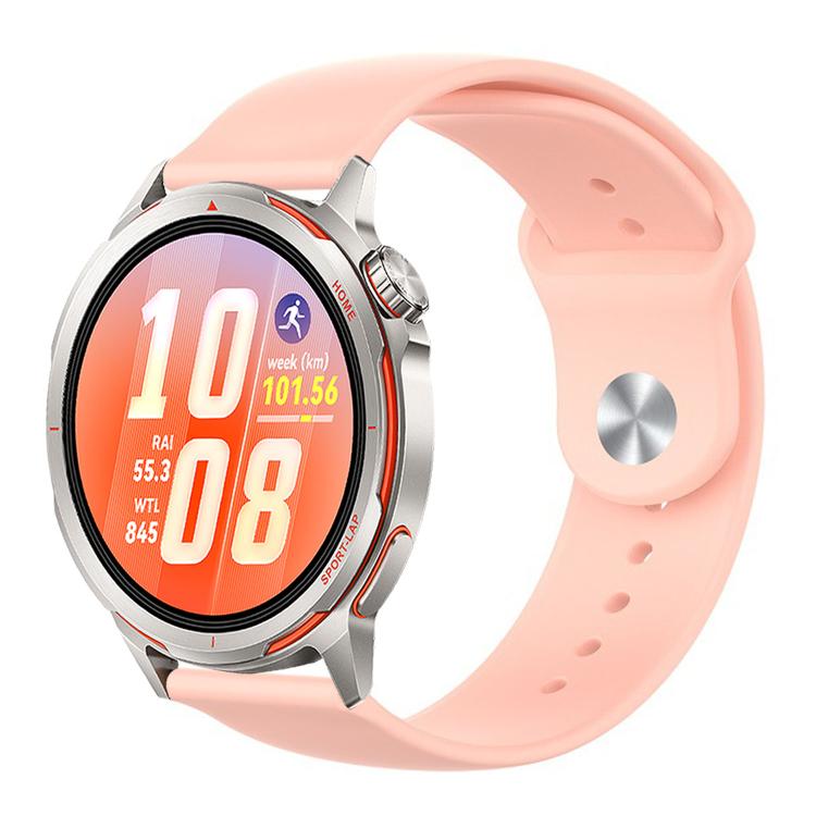 Reverse Buckle Solid Color Silicone Watch Band, For Huawei Watch GT Runner 2