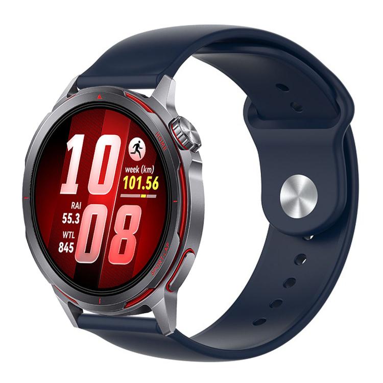 Reverse Buckle Solid Color Silicone Watch Band, For Huawei Watch GT Runner 2