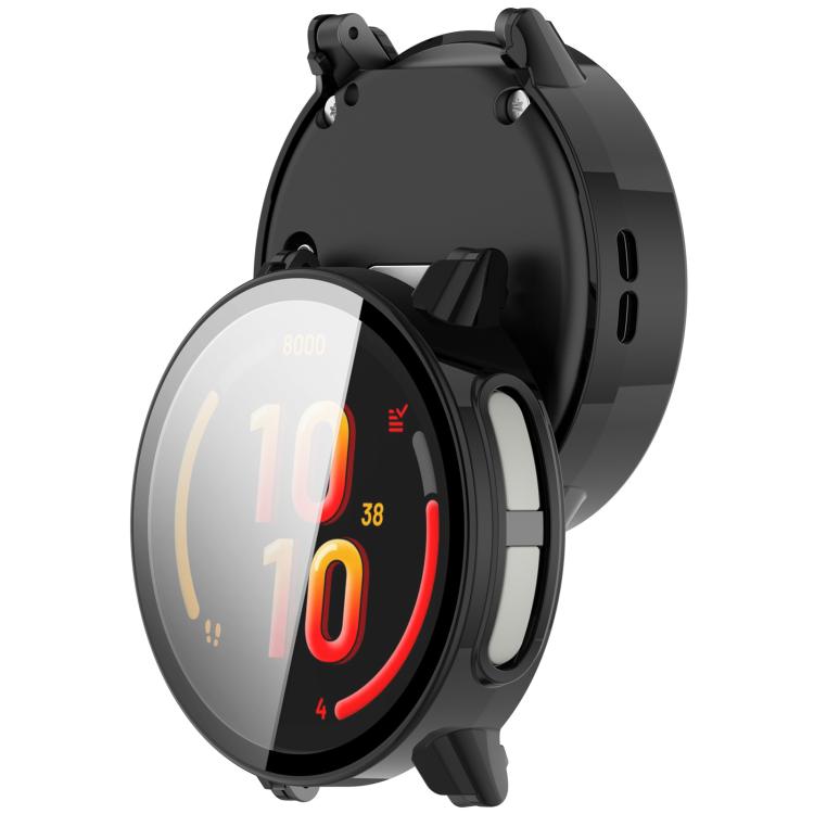 Tempered Film Integrated PC Watch Protective Case, For Garmin Bounce 2