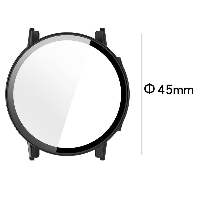 Tempered Film Integrated PC Watch Protective Case, For Garmin Bounce 2