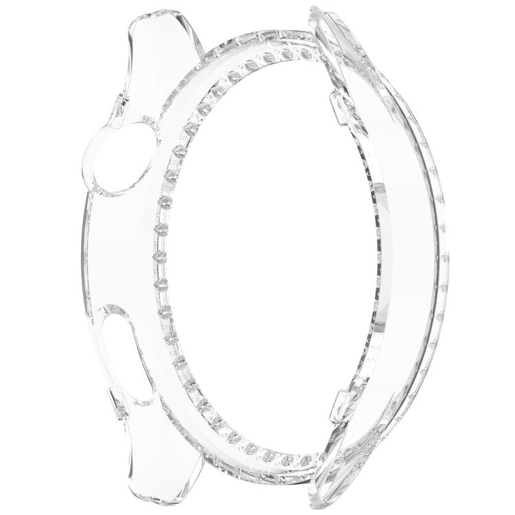 Single Row Diamond Half Coverage Hollow PC Watch Protective Case, For Xiaomi Watch S5 46mm