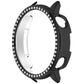 Single Row Diamond Half Coverage Hollow PC Watch Protective Case, For OnePlus Watch 4