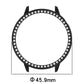 Single Row Diamond Half Coverage Hollow PC Watch Protective Case, For OnePlus Watch 4