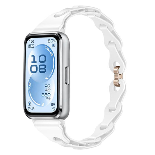 Fashionable Hollowed Bracelet Silicone Watch Band, For Huawei Watch Band 11 / Band 11 Pro