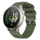 Perforated Wave Textured Silicone Watch Band, 20mm