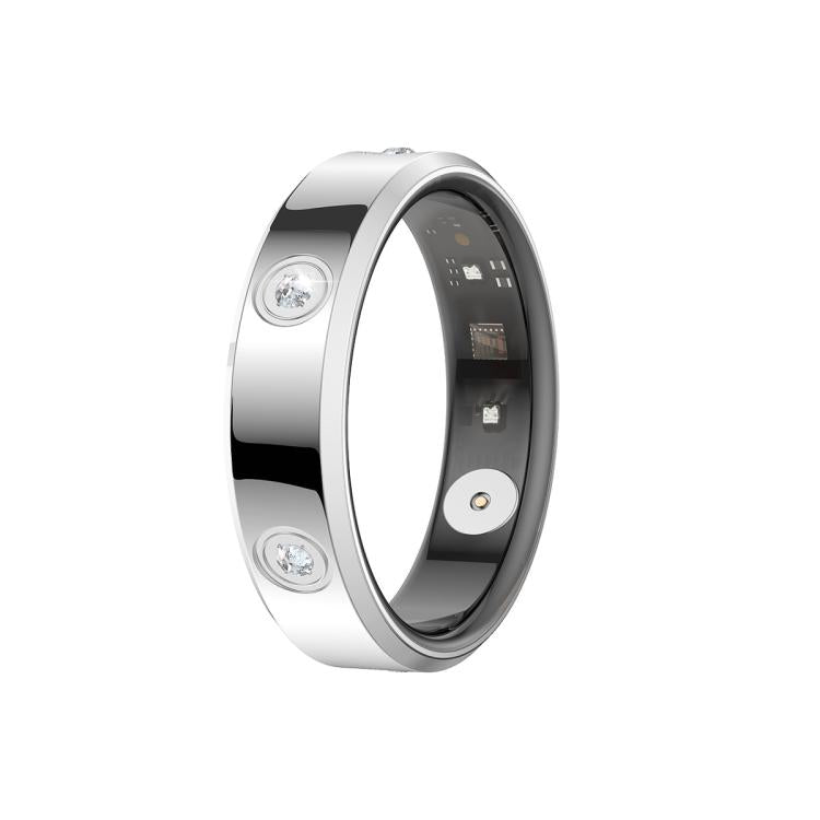 HR01 SIZE 7 Smart Ring, Support Heart Rate / Blood Oxygen / Sleep Monitoring / Female Menstrual Cycle, SIZE 7