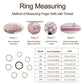 HR01 SIZE 9 Smart Ring, Support Heart Rate / Blood Oxygen / Sleep Monitoring / Female Menstrual Cycle, SIZE 9