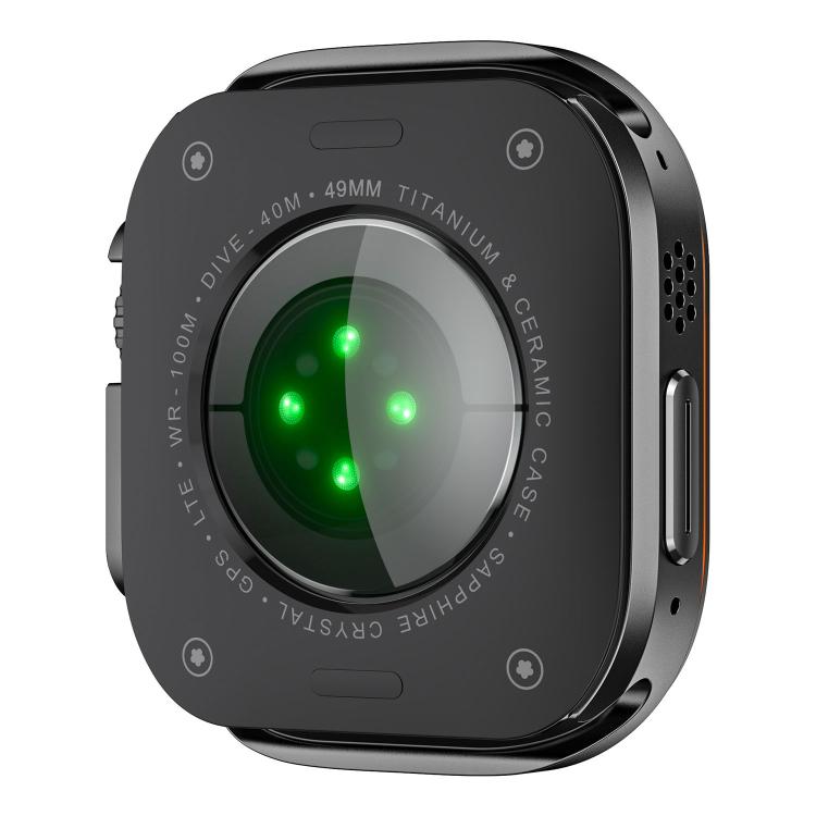 Light Circle Style Metal Watch Protective Case, For Apple Watch Ultra 4 / 3 / 2 / 1 49mm