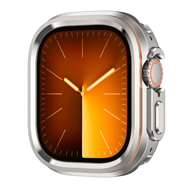 Light Circle Style Metal Watch Protective Case, For Apple Watch Ultra 4 / 3 / 2 / 1 49mm