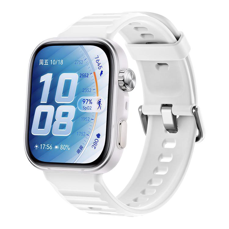 Wave Texture Solid Color Silicone Watch Band, For Huawei Watch Fit 5 / Fit 5 Pro