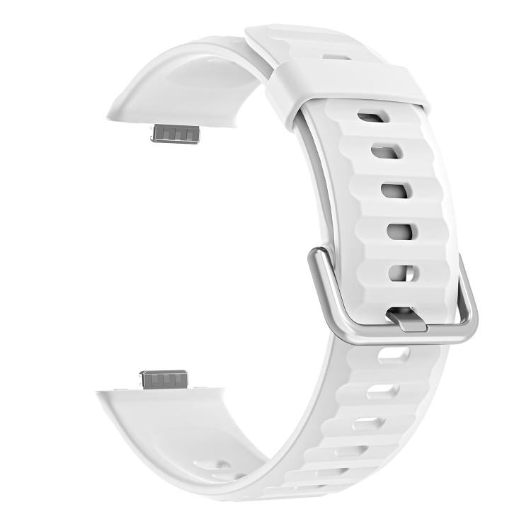 Wave Texture Solid Color Silicone Watch Band, For Huawei Watch Fit 5 / Fit 5 Pro