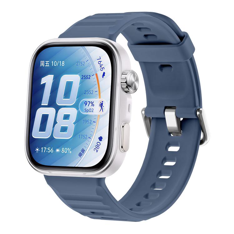 Wave Texture Solid Color Silicone Watch Band, For Huawei Watch Fit 5 / Fit 5 Pro