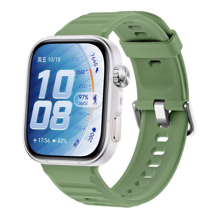 Wave Texture Solid Color Silicone Watch Band, For Huawei Watch Fit 5 / Fit 5 Pro