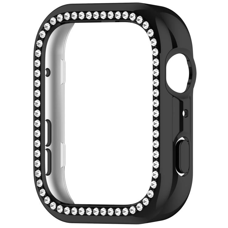 Single Row Diamond Half Coverage Hollow PC Watch Protective Case, For Huawei Watch Fit 5 Pro, For Huawei Watch Fit 5