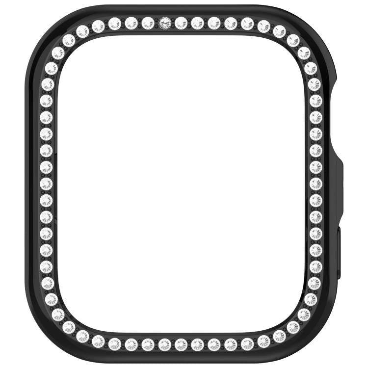 Single Row Diamond Half Coverage Hollow PC Watch Protective Case, For Huawei Watch Fit 5 Pro, For Huawei Watch Fit 5