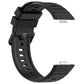 Wave Texture Coloured Buckle Solid Color Silicone Watch Band, For Huawei Watch Fit 5 / Fit 5 Pro