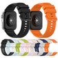 Wave Texture Coloured Buckle Solid Color Silicone Watch Band, For Huawei Watch Fit 5 / Fit 5 Pro