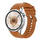 Stitched Silicone Hybrid Vegan Leather Watch Band, 20mm, 22mm