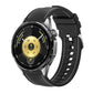 Stitched Silicone Hybrid Vegan Leather Watch Band, 20mm, 22mm