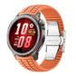 Knurled Texture Folding Buckle Silicone Watch Band, For Huawei Watch GT Runner 2