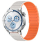 Armor Textured Magnetic Silicone Watch Band, 20mm, 22mm