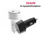 P01 PD45W Type-C / USB-C Buck Boost Car Charger, without Cable
