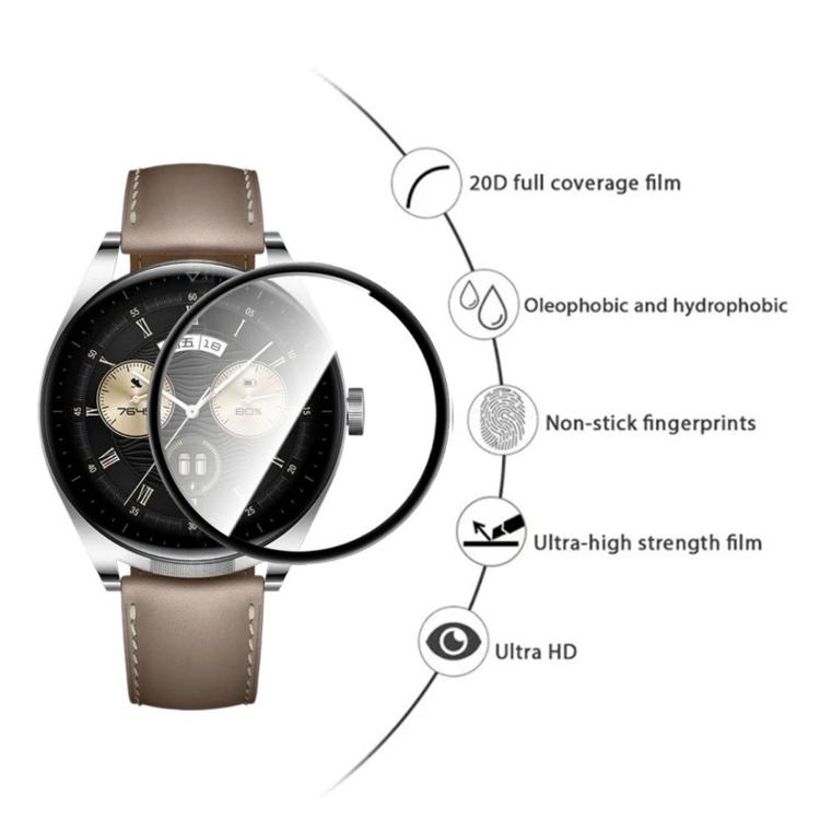 3pcs PMMA Composite Material Heat-Bendable HD Screen Protector, For Huawei Watch Buds 2