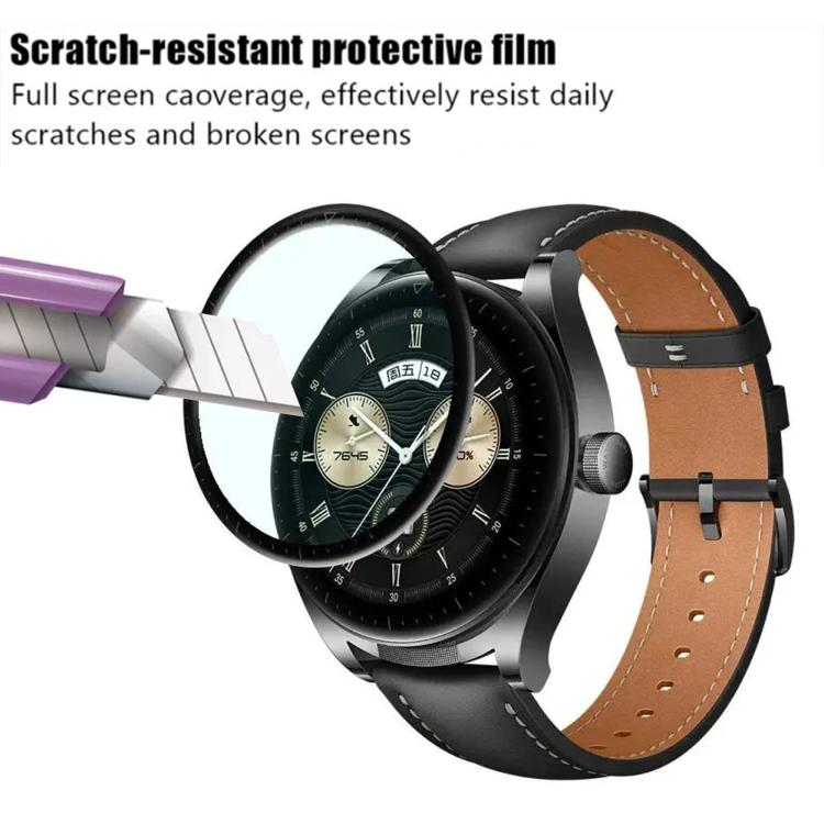 3pcs PMMA Composite Material Heat-Bendable HD Screen Protector, For Huawei Watch Buds 2