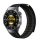 Press Button Quick Release Wave Texture Nylon Loop Watch Band, 18mm, 20mm, 22mm