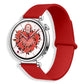 Lychee Pattern Magnetic Loop Silicone Watch Band, 18mm, 20mm, 22mm