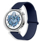 Lychee Pattern Magnetic Loop Silicone Watch Band, 18mm, 20mm, 22mm