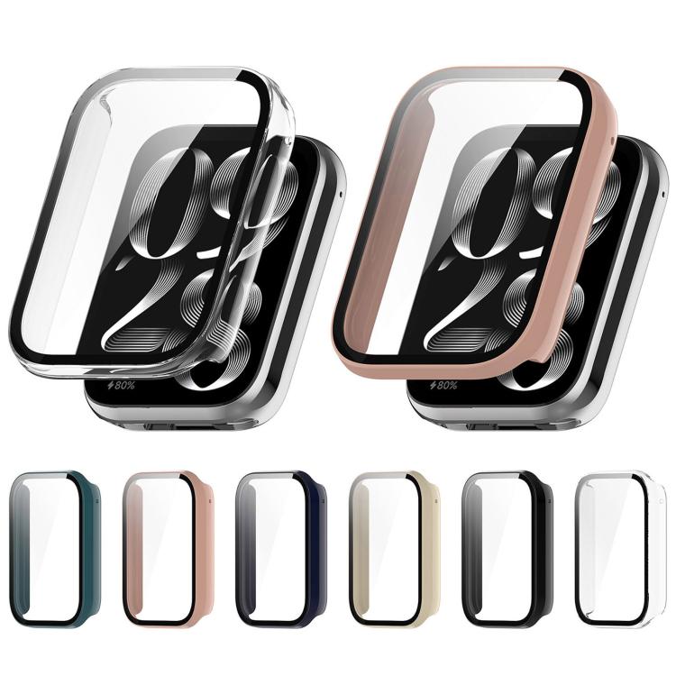 Tempered Film Integrated PC Watch Protective Case, For Xiaomi Smart Band 10 Pro Ceramic, For Xiaomi Smart Band 10 Pro