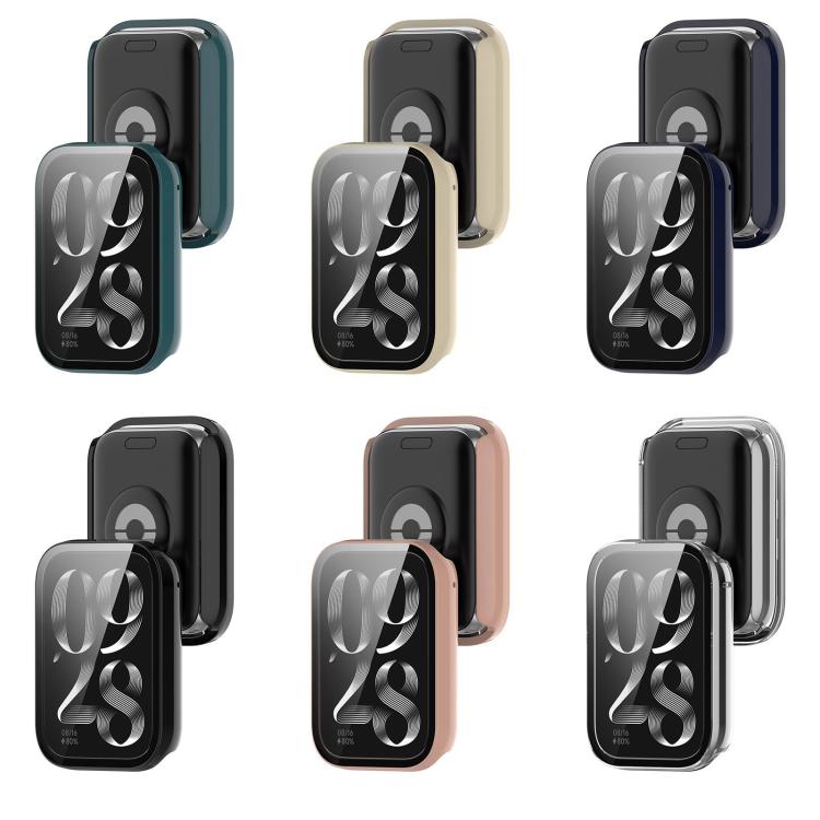 Tempered Film Integrated PC Watch Protective Case, For Xiaomi Smart Band 10 Pro Ceramic, For Xiaomi Smart Band 10 Pro