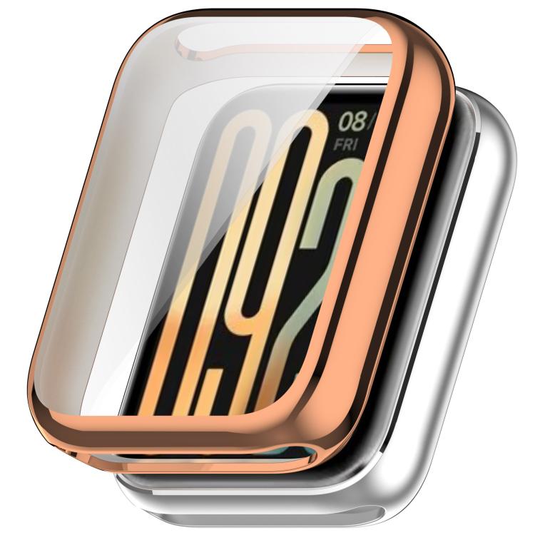 Electroplated TPU Full Coverage Watch Protective Case, For Xiaomi Smart Band 10 Pro Ceramic